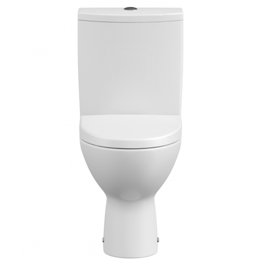 Унитаз-компакт напольный безободковый с бачком Cersanit PARVA CLEAN ON 011 3/6 DPL EO S-KO-PA011-3/6-COn-DL-w с сиденьем Soft Close